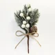 thumbnail image 1 of Decoraciones navideñas Suministros festivos y para fiestas Ramo de flores de bayas de pino artificial de Navidad Adorno de decoración navideña, 1 of 6