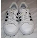 thumbnail image 2 of Ad-id-as mens 5.5 white with black stripes shoes cloudfoam, 2 of 6