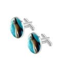 thumbnail image 2 of Sea Lion Elegant Stainless Steel Men's Cufflinks for Business Attire, Weddings, and Special Occasions, 2 of 6