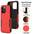 thumbnail image 5 of NIFFPD iPhone 14 Pro Case with Screen Protector（Anti Spy Privacy）, Shockproof Full Coverage Protective Cover Phone Case for iPhone 14 Pro 6.1" Red+Black, 5 of 7