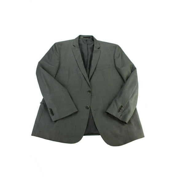 Kenneth Cole Reaction Men's Gray Step Weave Jacket 46R