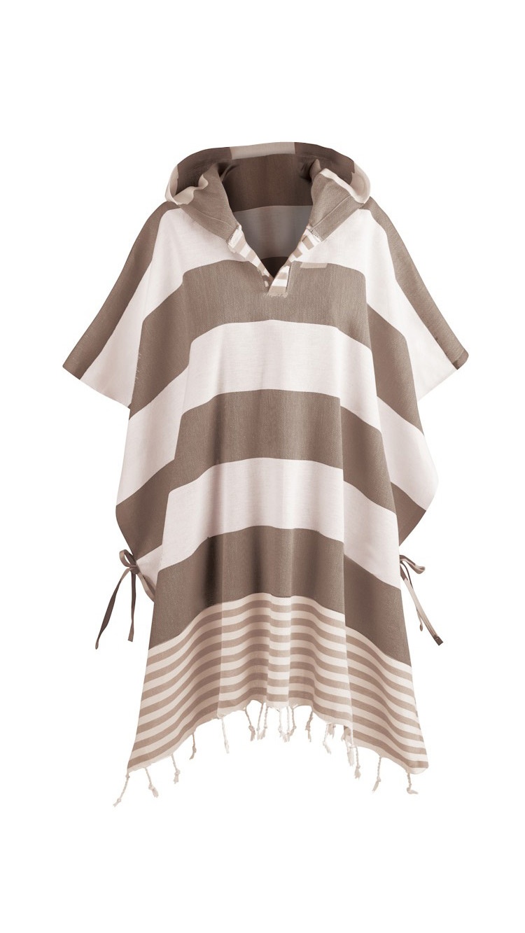 Women's Turkish Towel Ponchos - Hooded 