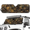 thumbnail image 2 of Psesaysky Camo Hunting Branch Windshield Sun Shade Sun Visor for Car Off-road Vehicle Front Window Keep Vehicle Cool Protect Your Car from UV Rays, 2 of 7
