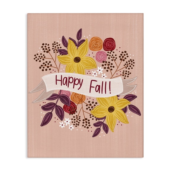 Stupell Industries French Country Celebrate Floral Fall Canvas Art, 16 x 20, by Emily Cromwell
