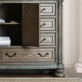 thumbnail image 4 of Furniture of America Leo Wood 8-Drawer Dresser in Rustic Natural Tone, 4 of 5