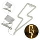 thumbnail image 5 of Letreros LED Luces nocturnas Lámparas decorativas de funcionamiento USB Letreros de neón para niños Blanco cálido, 5 of 8