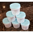thumbnail image 2 of Handy Housewares 6 Piece Reusable Salad Dressing 1oz Container Set with Snap Airtight Lids - Great for Lunches On The Go, 2 of 4
