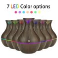 thumbnail image 4 of Aromatherapy Humidifier Colorful LED Lights Essential Oil Diffuser Room Office Home Mist Maker,Deep Wood Grain, 4 of 6