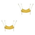 thumbnail image 3 of kurtrusly Lit Suspendu pour Rat, Refuge Confortable pour Compagnons Fouettés, Jaune 2Set, 3 of 6