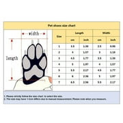 4Pcs/set Waterproof Winter Pet Dog Shoes Anti-Slip Rain Snow Boots Footwear Thick Warm for Small Cats Dogs Puppy Dog Socks Booties