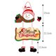 thumbnail image 3 of 1 Uds. Decoración colgante de bandera navideña, Papá Noel, muñeco de nieve, árbol de Navidad, pancarta de papel, decoración de puerta, decoración navideña, 3 of 5