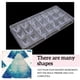 thumbnail image 4 of Yuarrent Molde de chocolate Jooan, molde de decoración de postres de plástico transparente para hornear dulces de galletas y cupcakes Herramientas y accesorios para hornear No.10 Yuarrent HA003626-10, 4 of 6