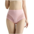 thumbnail image 2 of Wancir Women's Medium Waist Plus Size Sexy Solid Color Girdling Comfort Briefs Underpants, 2 of 5
