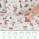 thumbnail image 3 of GOGREEN Juego de Sábanas Navideñas 4 Piezas Tamaño Cal King, Bolsillos Profundos 16 Pulgadas, Microfibra de Poliéster Suave con Estampado Festivo, Ideal para Decoración y Regalo, 3 of 8