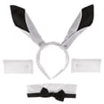 thumbnail image 2 of Conjunto de Disfraces de Conejo Yinane 3 Piezas Diadema Pajarita Muñequera Cosplay Party Prop Set, 2 of 8