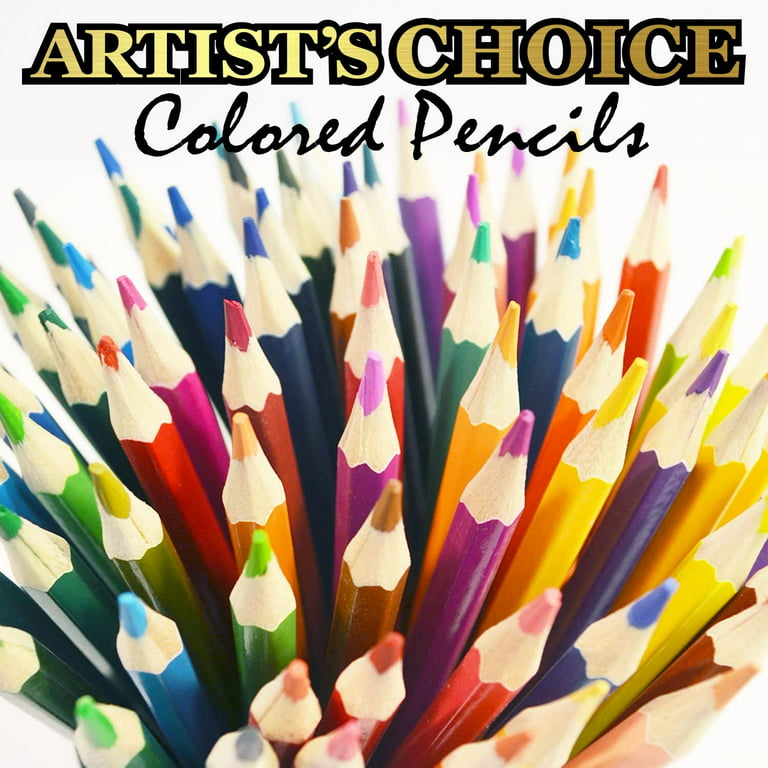 Art Supplies 120-Color Artists Colored Pencils Set for Adults Coloring  Books,New