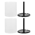 thumbnail image 2 of KAKOWELY 2pcs Cds Storage Bucket Clear Plastic Dvds Holder Compact Disk Storage Holder Cd Organizer,5.94"X5.59"X5.59", 2 of 5