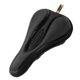 thumbnail image 1 of Funda de asiento de sillín de bicicleta acolchada 3D suave con funda para lluvia Sillines cómodos, negro, 1 of 5