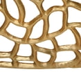 thumbnail image 3 of Pemberly Row Modern Aluminum Mesh Coffee Table in Gold Finish, 3 of 9
