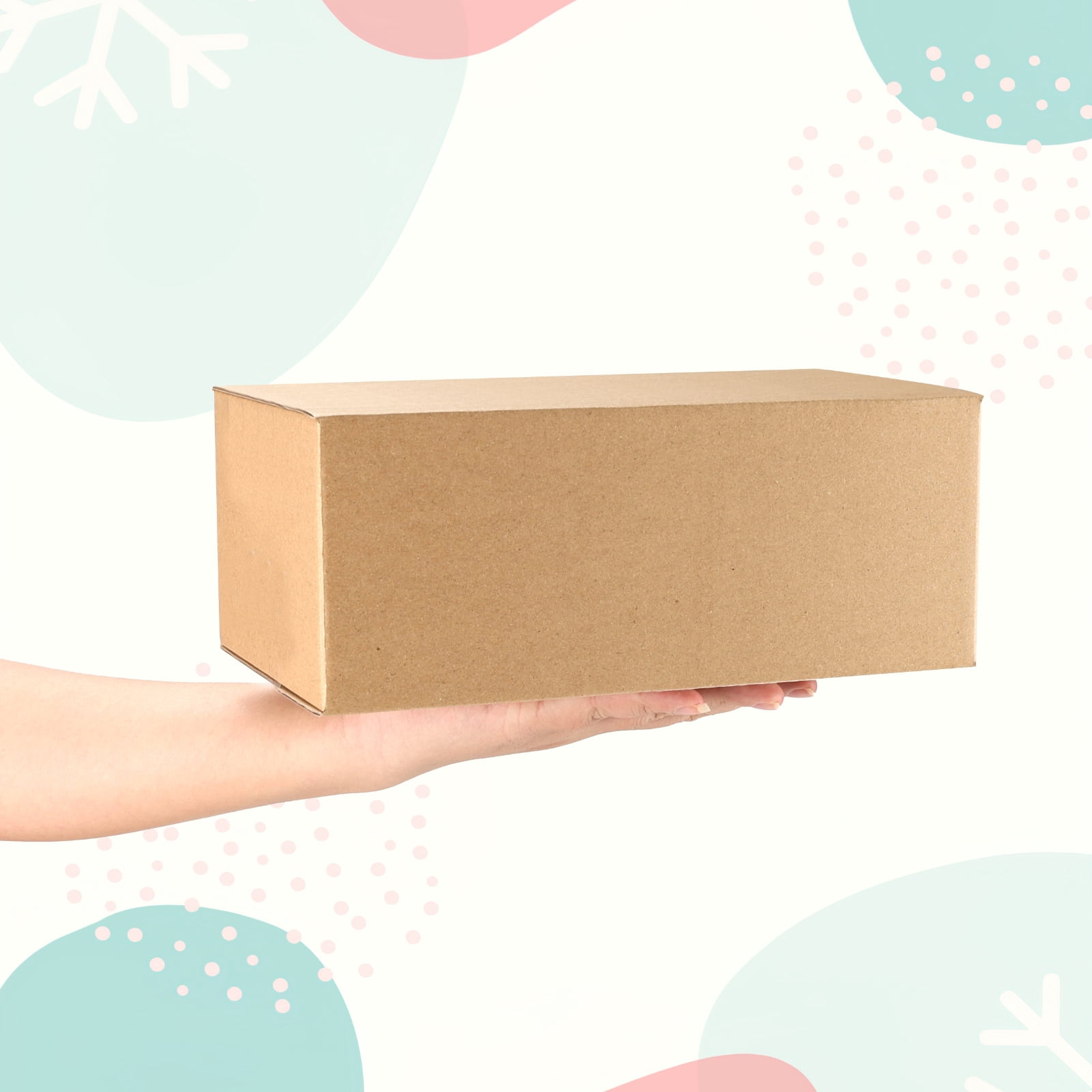 10x6x4 Sturdy Brown Corrugated Boxes Set of 25 for Medium-Sized Items