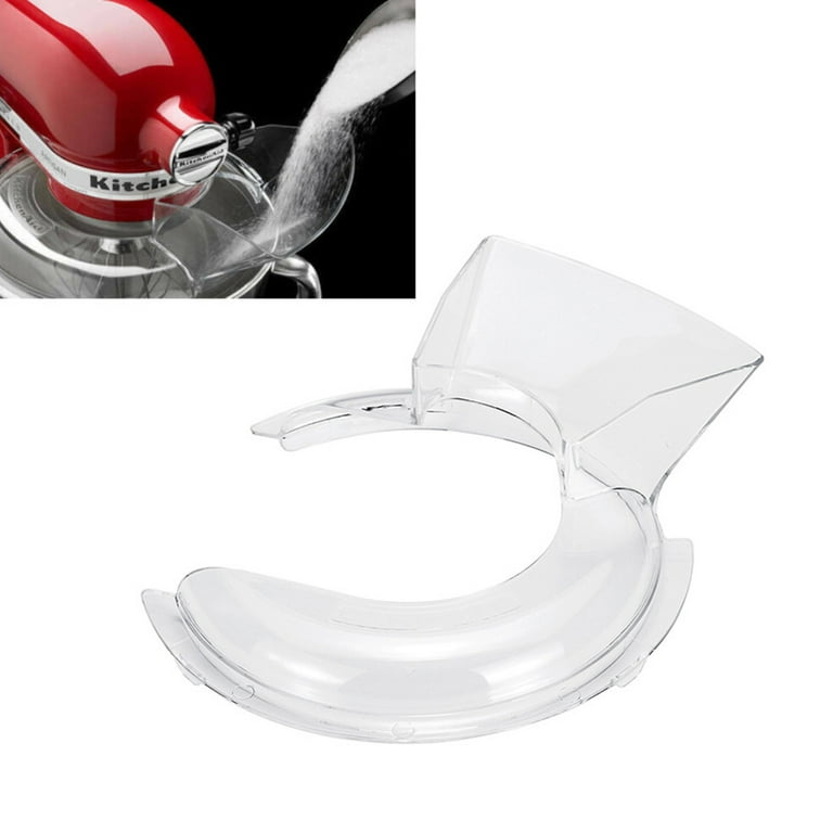 Compatible One-Piece Pouring Shield Guard for KitchenAid KSM500PS KSM450 Stand  Mixer