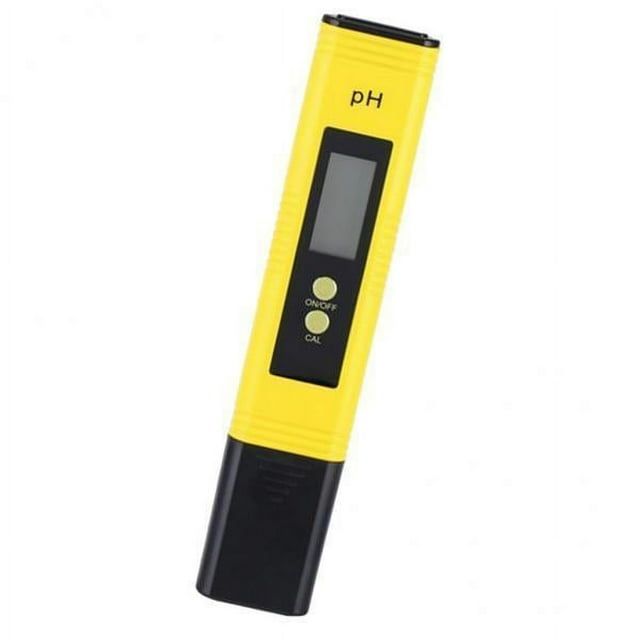koolsoo 3xDigital PH Meter Tester Water Aquarium LCD Tester Pen Hydroponic , Yellow, 2 2 Pcs