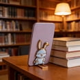 thumbnail image 4 of Easter Bunny Foldable Phone Stand, Cute Rabbit Adhesive Phone Holder, Push-Pull Lazy Bracket for iPhone & Android, 3 Colors for Desk & Handheld Use, 4 of 6