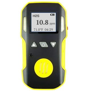 MIXFEER 4-Gas Monitor Meter Tester Analyzer Portable Gas Detector CO  Monitor Digital Toxic Gas Detector Rechargeable LCD Display Sound Light  Vibration