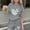 Gray, variant on Amidoa Girls Summer Outfits Short Sleeves T-Shirts and Casual Summer Kids Pants Clothing Set Gray Size 10