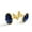 Color 5, variant on Men's Classic Stainless Steel, Purple Galaxy Unicorns Space Cufflinks Business Wedding Shirts, Golden