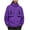 Purple, variant on Xzbqbs Mens Waterproof Hooded Jacket Outdoor Windbreaker Raincoat Lightweight Solid Softshell Loose Work Jacket with Multi Pockets