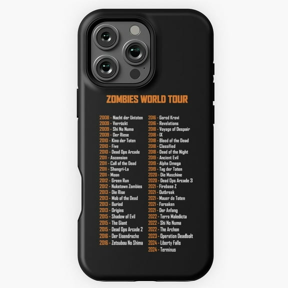 Zombies World Tour Phone Case for iPhone 16 15 14 13 12 11 Pro Max M5905716