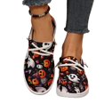 thumbnail image 5 of Willtoo Halloween Canvas Sneakers for Womens Loafers Lightweight Slip-On Walking Shoes with Breathable Fabric Upper Flexible Boat-Shoe for Travel Commuting, 5 of 5