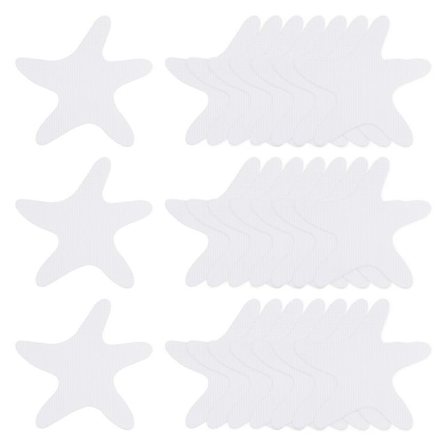 24uds Pegatinas Antideslizantes Unique Bargains Ducha Piso 3.86' Blanco