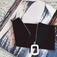 thumbnail image 3 of Coofit Collier Ras-du-Cou pour Femmes à Faux Col, Design Créatif avec Fermeture Éclair, Col à Revers Détachable, 3 of 10