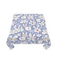 thumbnail image 5 of Wukai Rabbit And Floral Waterproof Tablecloth for Kitchen Dining, Fits Square Tables for 2-4 Seats -54"x54", 5 of 7
