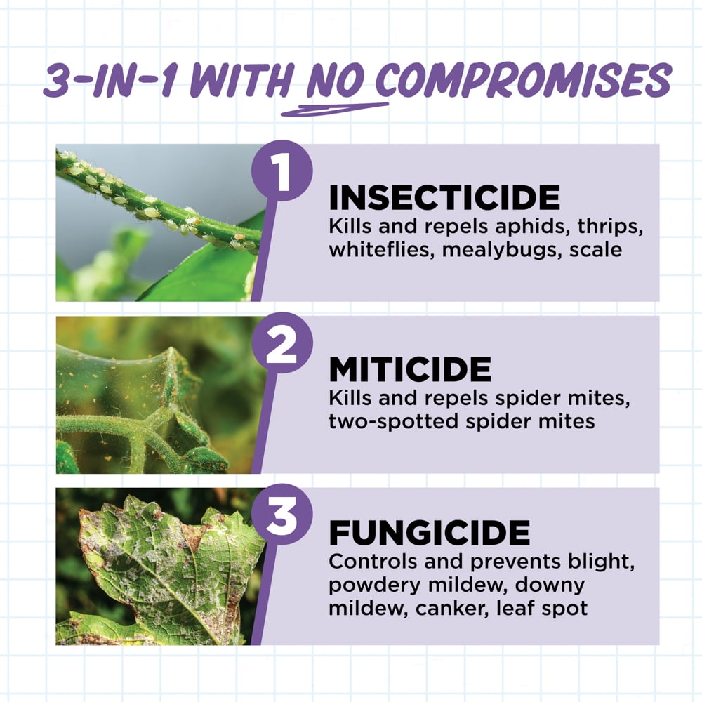 Earth's Ally 3-in-1 Plant Spray 32oz Concentrate