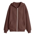 thumbnail image 4 of Grblisyd Girls Zip Up Hoodies Teen Full-Zip Sweatshirts Jacket Casual Long Sleeve Fall Hoodie with Pocket, 4 of 5
