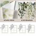 thumbnail image 5 of Swag Valance Curtains for Windows, Sage Green Light Filtering Kitchen Curtains with Rod Pocket, Eucalyptus Leaves Decorative Window Treatment Valances for Living Room, 28x36 - 2 PCS, 5 of 9