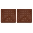 thumbnail image 1 of Tapis Antiadhésif Macaron, Tapis de Cuisson 30 Trous, pour la Maison, 1 of 8