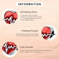 thumbnail image 4 of Red Heartbeat Electrocardiogram ECG Charm for Women Moment Charm Bracelet, 4 of 5