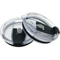 thumbnail image 1 of Couvercles de Remplacement pour Gobelet Isolé en Acier Inoxydable, Compatible avec Yeti Rambler, Ozark Trail, Old Style et Plus (30 Oz, Noir 2), 1 of 6