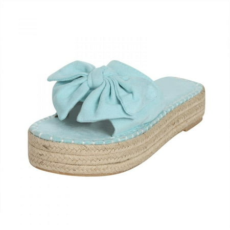 

Todqot Slippers for Women- Flat Sandals Women Quick Dry Anti Slip Thick bottom Summer indoor outdoor Light blue 39