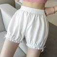 thumbnail image 4 of TRUBKH Slip Shorts for Women Under Dresses Thigh Society Shorts to Wear Under Dresses Dance Shorts Women Under Skirt Shorts Safety Shorts White L, 4 of 7