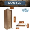 thumbnail image 3 of WE Games Wood Block Party Game that Tumbles - Includes 12 in. Wooden Box - 54 Walnut Stained Blocks, 3 of 7