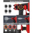 thumbnail image 3 of Pulverizador de pintura inalámbrico para HVLP, alimentado por batería con patrones de pulverización flexibles y protección contra bajo voltaje, portátil y fácil de limpiar, motor sin escobillas de, 3 of 5