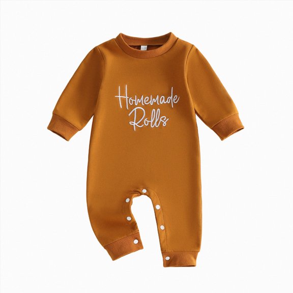 Baby Boy Newborn Rompers Long Sleeve Jumpsuit Infant Outfits Clothes