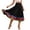 Black, variant on Women's Tennis Skirts Summer Bohemian Summer Elastic Waist Skirt for Women Casual Festival Ready Mid-Length Flowing Skirt Green XL