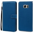 thumbnail image 1 of S7Edge Case For Samsung Galaxy S7 Case Leather Wallet On For Samsung S7 Edge Case Soft Flip Cover For Samsung S7 S 7 Edge Fundas Navy blue For Samsung S7, 1 of 6