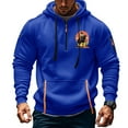 thumbnail image 2 of Todays Daily Mens Hoodies Pullover Casaul Long Sleeve Long Sleeve Cotton T Shirt Hoodies For Men Lightweight Mens Zip Up Sweatshirt No Hood Big And Tall Mens Tops Dressy Casual Summer 2025, 2 of 4